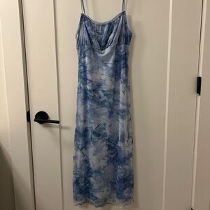 Princess Polly Washed Blue Midi Dress